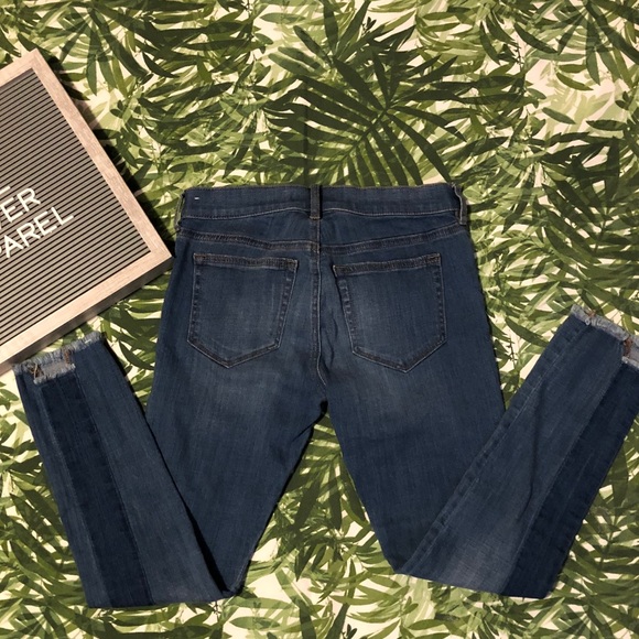 LOFT Modern Skinny Cropped, Step Hem Jeans - Picture 2 of 3